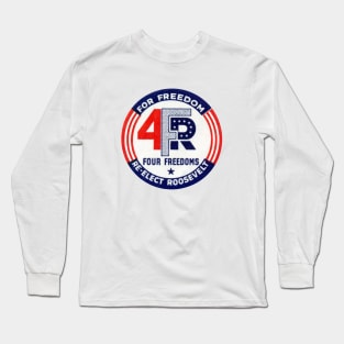 1944 Roosevelt For Freedom Long Sleeve T-Shirt